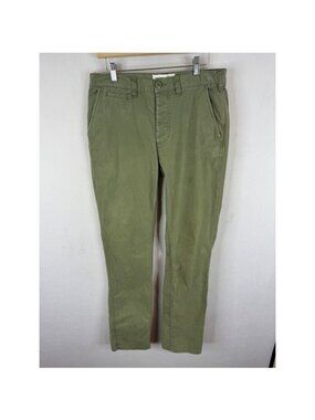 Deus Ex Machina Floyd Stretch Pant Olive Green Mens 32X32 DMP64889 Slim Chino